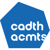 Cadth bilingual logo blue 200px wide